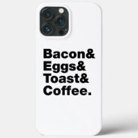 Café da manhã (Bacon & Ovos & Toast & Coffee.)