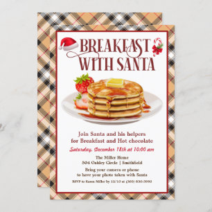 Café da manhã com Convite para Papais noeis