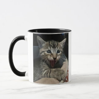 Café da Manhã. Humor de Gato. Caneca de Café de Ga
