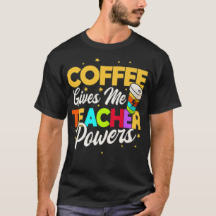 Café dá-me poderes para a T-Shirt Premium