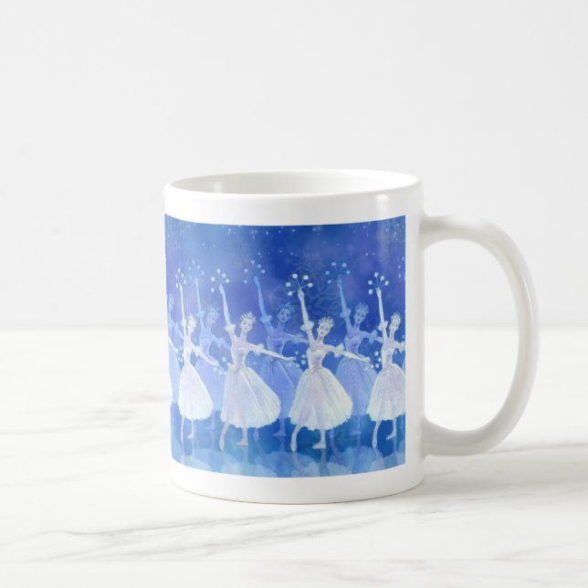 Café Dança da caneca dos flocos de neve (Direita)