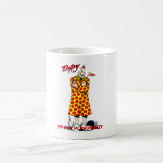 Café DATILOGRAFE a caneca da PERSONALIDADE de "Z"