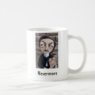 Café De Edgar Allan Poe caneca nunca mais
