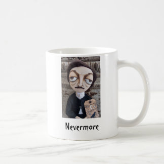 Café De Edgar Allan Poe caneca nunca mais
