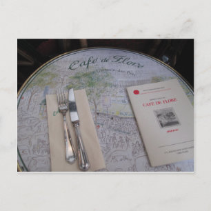 Cafe de Flore, Paris, França - Place Setting, Menu