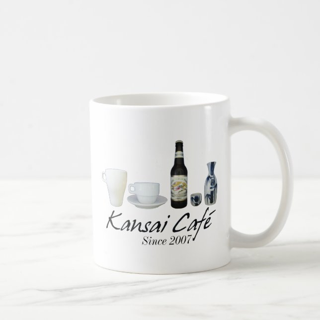 Café de Kansai, desde 2007 - caneca padrão (Direita)