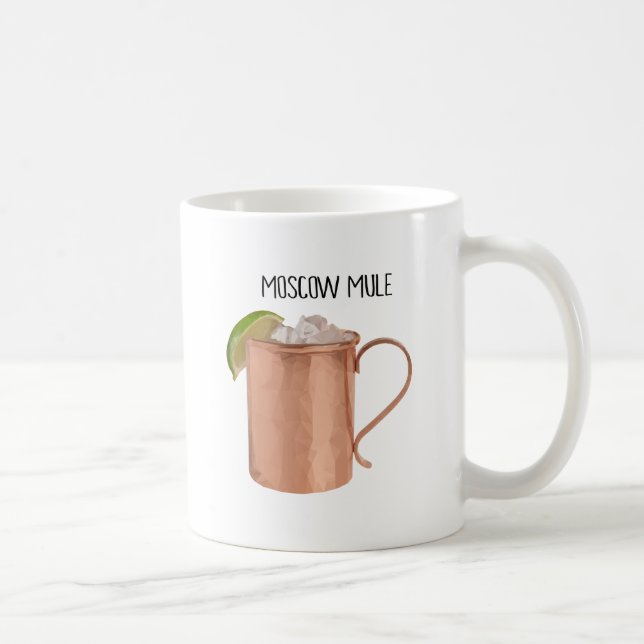 Café De Moscovo da mula do cobre da caneca design (Direita)