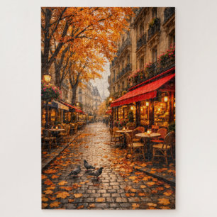 Café de Outono em Paris – Quebra-Cabeça de Outono