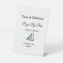 Café de pizza desagradável feito com amor adicione