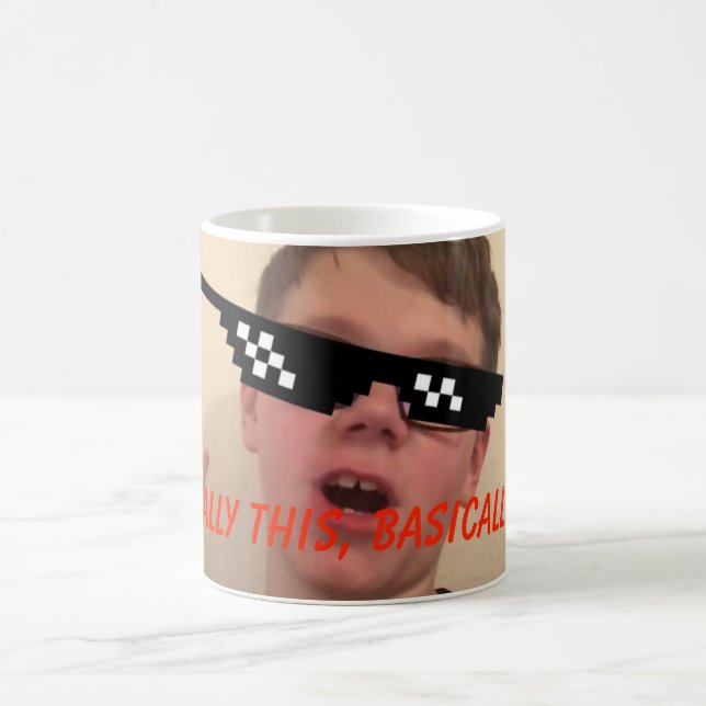 Café De Redstone Gamer64 YouTube da caneca design (Centro)