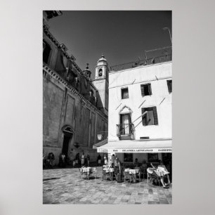 Café de rua Venetian - Poster