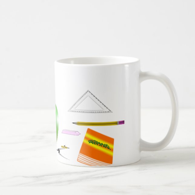 Café De volta à caneca dos professores (Direita)