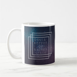 Café Depositário da caneca de Doula do espaço sagrado