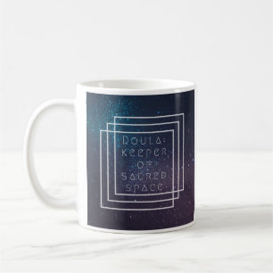 Café Depositário da caneca de Doula do espaço sagrado