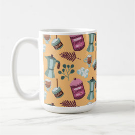 Café Desenho de caneca Two-Tone 