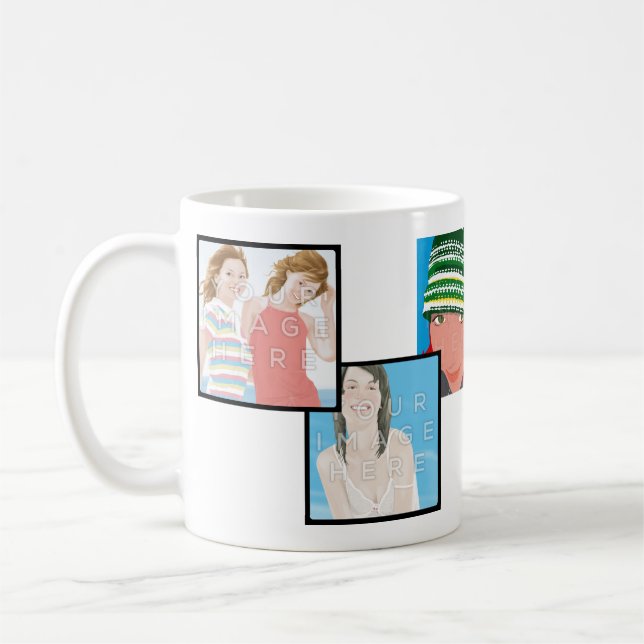 Café Design clássico customizável da caneca de (Esquerda)