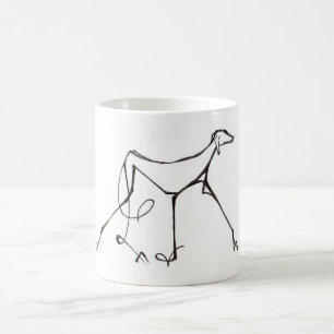 Café Design da caneca de Azawakh por David Moore