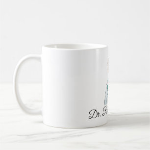 Café Design de Caneca de Cardiologista de Desenho Anima