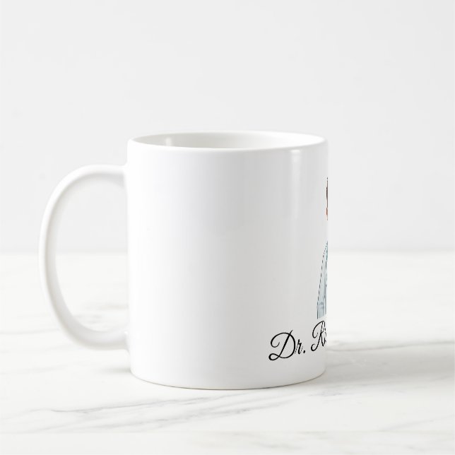 Café Design de Caneca de Cardiologista de Desenho Anima (Esquerda)
