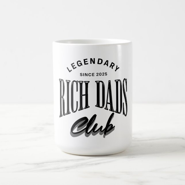 Café Design de Caneca do Clube dos Pais Ricos Lendários (Centro)