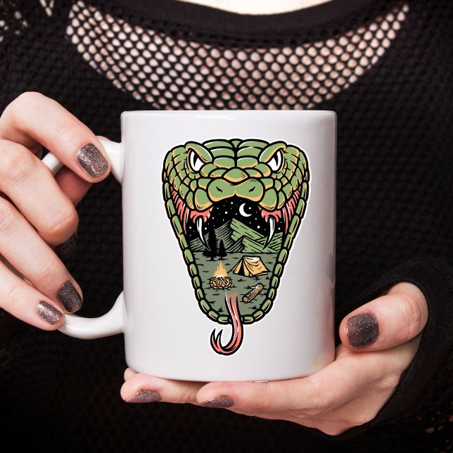 Café Design de caneca simples e Legal: Abstrato vibrant (Criador carregado)