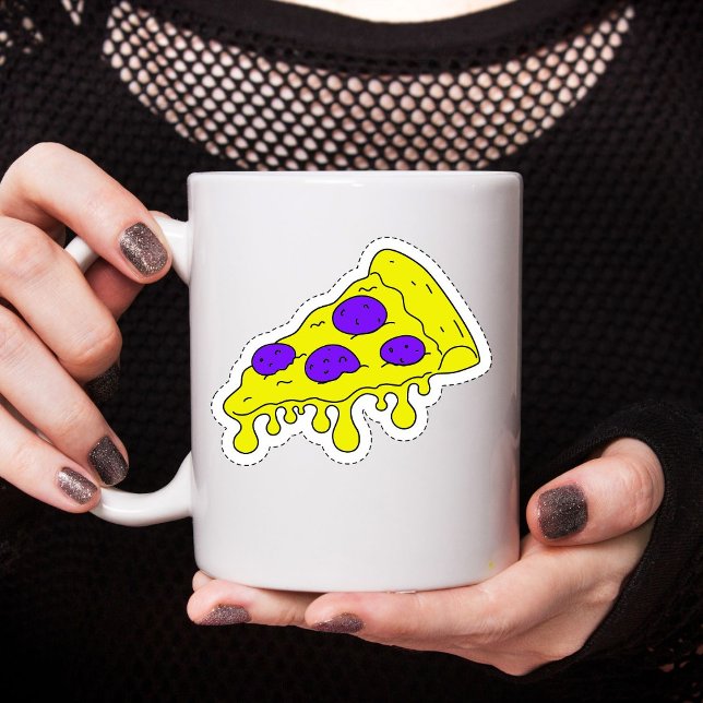 Café Design de caneca simples e Legal: Abstrato vibrant (Criador carregado)
