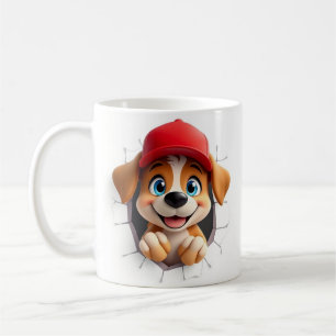 Café design de plástico de caneca 3d