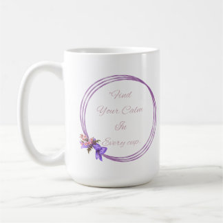 Café Designs de caneca Floral e de Cotação