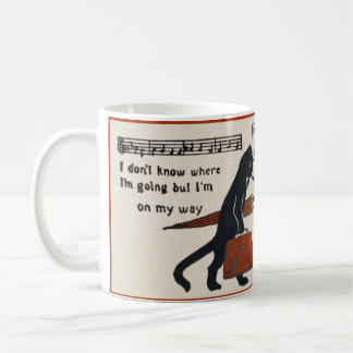 Café Diário de uma caneca má do gato (gato preto do