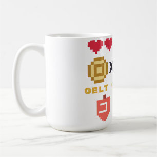 Café Dinheiro Coletado: Caneca Judaica de Hanukkah Game