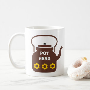 Café DIVERTIDO! 🫖 Caneca Cabeça de Panela – Amante de