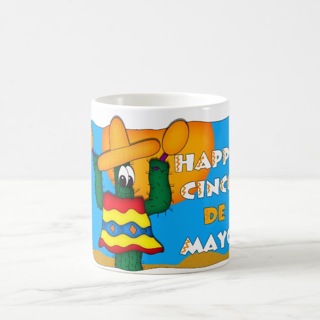 Café Divertimento - cinco de Mayo - caneca do cacto (Centro)