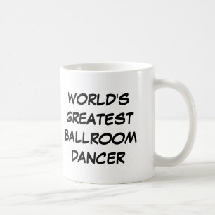 Café Do "dançarino do salão de baile mundo caneca do