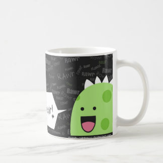 Café Dos dinossauros caneca de Rawr assim