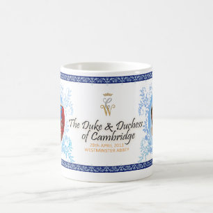 Café Duque & duquesa da caneca real do casamento de