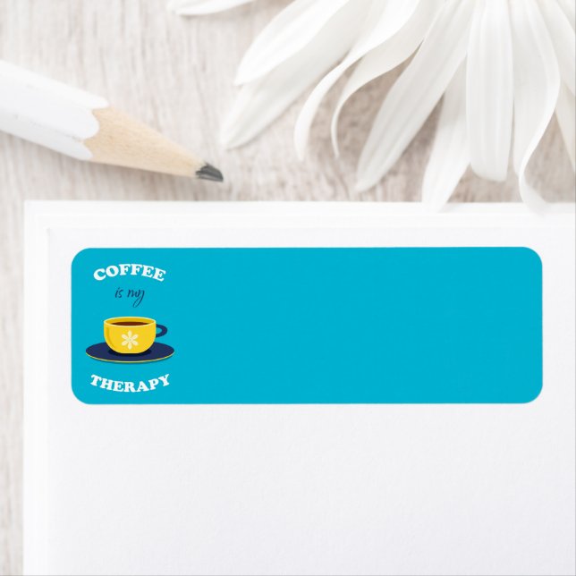 Café É A Minha Etiqueta De Endereço De Devolução T (Insitu)