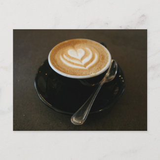 Café é amor - cartão postal