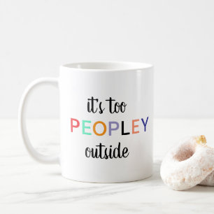 Café É caneca de gente demais, presente engraçado, cane