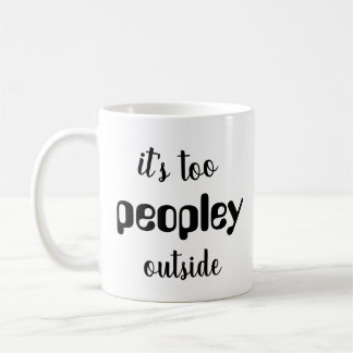Café É caneca de gente demais, presente engraçado, cane