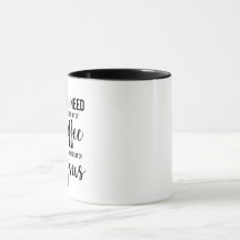 Café e caneca de Jesus