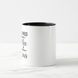 Café e caneca de Jesus