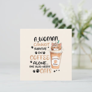Café e Gatos - Arte Kawaii Cute