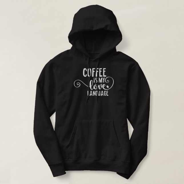 Café É Meu Viciado Em Cafeína Com Camiseta De Líng (Frente do Design)