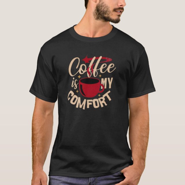 Café é Minha Blisa" Camisa Retro (Frente)