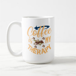 Café É Minha Caneca De Terapia