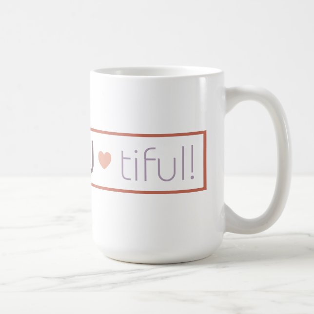 Café É você caneca de Tiful (Direita)