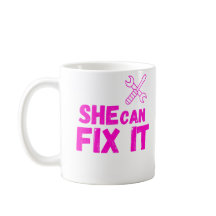 Ela Pode Consertar Design de Caneca de DIY