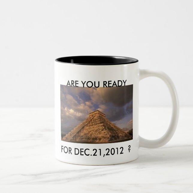 Café Em Dois Tons 21 de dezembro de 2012 caneca do dia do julgamento (Direita)