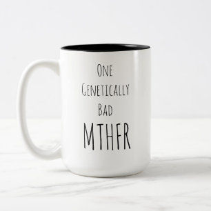 Café Em Dois Tons 2 tonificaram a caneca de MTHFR