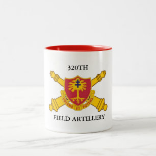 Café Em Dois Tons 320TH CANECA da ARTILHARIA DE EXÉRCITO DE CAMPANH